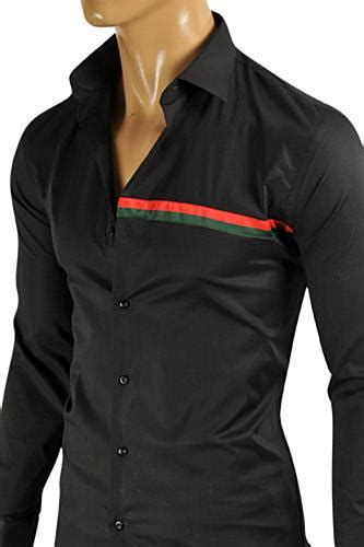 gucci button shirts men|gucci button up shirt men.